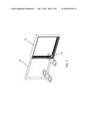 Portable Exhibit Display with Magnetic Accessory Mounts diagram and image