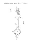 Finger-Mountable Eating Utensils and Related Methods diagram and image