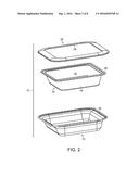 DECORATIVE HOLDER FOR SERVING/CATERING TRAYS AND TINS diagram and image