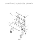 CANTILEVER ORGANIZATIONAL RACK SYSTEM FOR SUPPORTING SURGICAL     INSTRUMENTATION diagram and image