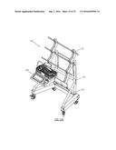 CANTILEVER ORGANIZATIONAL RACK SYSTEM FOR SUPPORTING SURGICAL     INSTRUMENTATION diagram and image