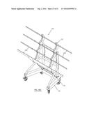 CANTILEVER ORGANIZATIONAL RACK SYSTEM FOR SUPPORTING SURGICAL     INSTRUMENTATION diagram and image