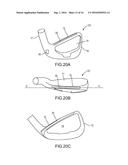 GOLF CLUB HEAD WITH TOP LINE INSERT diagram and image