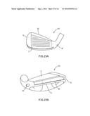 GOLF CLUB HEAD WITH TOP LINE INSERT diagram and image