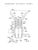 VERTICAL SHAFT HIGH-SHEAR MIXER FOR DE-AGGLOMERATION, AND ASSOCIATED     METHODS AND SYSTEMS diagram and image