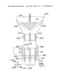 VERTICAL SHAFT HIGH-SHEAR MIXER FOR DE-AGGLOMERATION, AND ASSOCIATED     METHODS AND SYSTEMS diagram and image