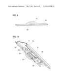 ROOF MOLDING CAP ATTACHMENT STRUCTURE AND ROOF MOLDING diagram and image