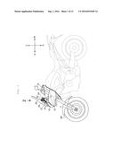 SCREEN MOVING DEVICE IN SADDLE-RIDE-TYPE VEHICLE diagram and image