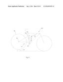 Bicycle Frame Rear suspension with Flexing Frame Segment diagram and image