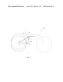 Bicycle Frame Rear suspension with Flexing Frame Segment diagram and image