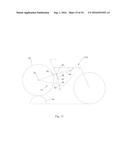 Bicycle Frame Rear suspension with Flexing Frame Segment diagram and image