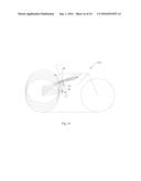 Bicycle Frame Rear suspension with Flexing Frame Segment diagram and image