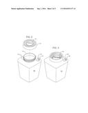 Storage Container with Expandable Medium diagram and image