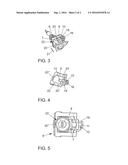 LOCKING DEVICE FOR A DOOR OR FLAP diagram and image