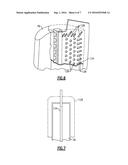 GAS TURBINE ENGINE AIRFOIL COOLING CONFIGURATION WITH PRESSURE GRADIENT     SEPARATORS diagram and image