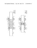 OPPOSED-PISTON ENGINE HAVING A SINGLE CRANKSHAFT COUPLED TO THE OPPOSED     PISTONS BY LINKAGES WITH PIVOTED ROCKER ARMS diagram and image