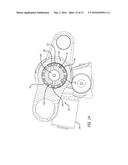 OPPOSED-PISTON ENGINE HAVING A SINGLE CRANKSHAFT COUPLED TO THE OPPOSED     PISTONS BY LINKAGES WITH PIVOTED ROCKER ARMS diagram and image