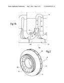 CENTRIFUGAL COMPRESSOR IMPELLER WITH BLADES HAVING AN S-SHAPED TRAILING     EDGE diagram and image