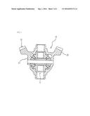 DIFFERENTIAL APPARATUS COMPONENT, DIFFERENTIAL APPARATUS THEREWITH AND     MANUFACTURING METHOD THEREOF diagram and image