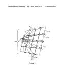 SOLAR COLLECTOR STABILIZED BY CABLES AND A COMPRESSION ELEMENT diagram and image