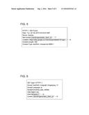 INFORMATION PROCESSING DEVICE EXECUTING COMMUNICATION PROCESSING WITH     EXTERNAL DEVICE, AND METHOD AND SYSTEM FOR THE SAME diagram and image