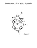 STRUCTURE FOR ATTACHING BAND CLIP TO CORRUGATED TUBE diagram and image