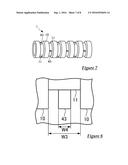 STRUCTURE FOR ATTACHING BAND CLIP TO CORRUGATED TUBE diagram and image