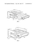 REDUCED FRICTION RETENTION OF A DATA STORAGE CARTRIDGE WITHIN A STORAGE     CELL diagram and image