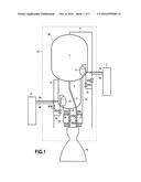 A DEVICE FOR FEEDING A ROCKET ENGINE PROPULSION CHAMBER WITH PROPELLANT diagram and image