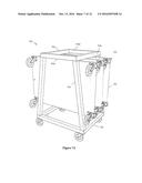 CART WITH REMOVABLE WHEEL BASE diagram and image