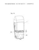 CONTAINER AND DISPENSING SYSTEM HAVING THE CONTAINER diagram and image