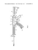 Firearm With Magazine Release Lever diagram and image