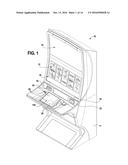 GAMING TERMINAL WITH AN INCLINED INPUT INTERFACE diagram and image