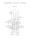 SEMICONDUCTOR DEVICES INCLUDING EMPTY SPACES AND METHODS OF FORMING THE     SAME diagram and image