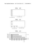 MULTI-CHIP PACKAGE HAVING A STACKED PLURALITY OF DIFFERENT SIZED     SEMICONDUCTOR CHIPS, AND METHOD OF MANUFACTURING THE SAME diagram and image