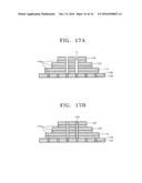 MULTI-CHIP PACKAGE HAVING A STACKED PLURALITY OF DIFFERENT SIZED     SEMICONDUCTOR CHIPS, AND METHOD OF MANUFACTURING THE SAME diagram and image