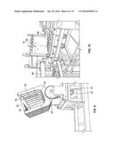 APPARATUS AND METHOD FOR CONTAINING A BALE OF COMPRESSIBLE MATERIAL     WITHOUT STRAPS diagram and image