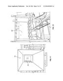 APPARATUS AND METHOD FOR CONTAINING A BALE OF COMPRESSIBLE MATERIAL     WITHOUT STRAPS diagram and image