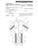 Garment with integrated cleaning elements diagram and image