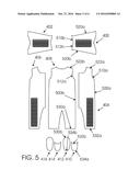 Garment with integrated cleaning elements diagram and image