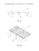 FOLDABLE BED FRAMES AND SUPPORTS AND CONNECTING MECHANISMS FOR FOLDABLE     BED FRAMES diagram and image