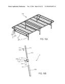 FOLDABLE BED FRAMES AND SUPPORTS AND CONNECTING MECHANISMS FOR FOLDABLE     BED FRAMES diagram and image