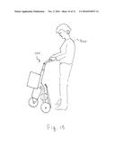 Transformable Folding Electric Scooter diagram and image