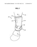 Protective Equine Leg Boot diagram and image