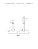 Automated T-Ball batting tee baseball stand for little league teams diagram and image