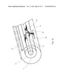 PROCESS AND APPARATUS FOR SUPPORTING A PLASTIC PROFILE diagram and image