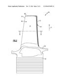 TRAILING EDGE COOLING PEDESTAL CONFIGURATION FOR  A GAS TURBINE ENGINE     AIRFOIL diagram and image