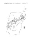 TRAILING EDGE COOLING PEDESTAL CONFIGURATION FOR  A GAS TURBINE ENGINE     AIRFOIL diagram and image