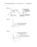 INFORMATION PROCESSING DEVICE, TRAVELING DIRECTION ESTIMATION METHOD AND     STORAGE MEDIUM diagram and image