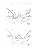 SEMICONDUCTOR DEVICE WITH INTEGRATED MIRROR AND METHOD OF PRODUCING A     SEMICONDUCTOR DEVICE WITH INTEGRATED MIRROR diagram and image